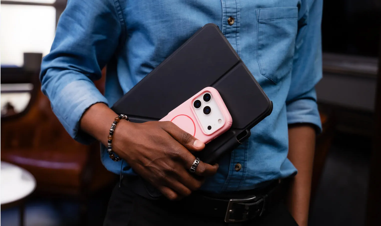 Rugged Tri-fold Folio Case